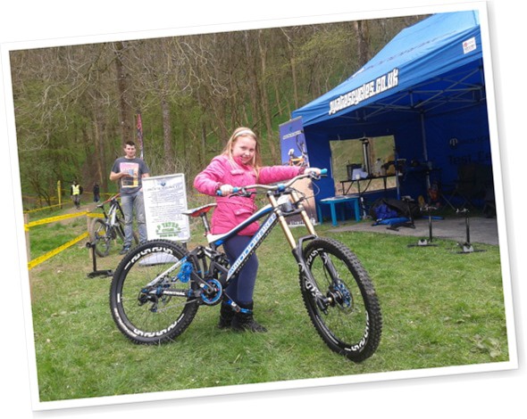 my girl at hopton dh race