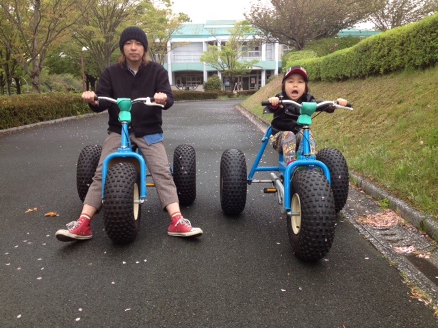 Super big Fat trail boss bike full hard type !! Kurume cycle family park.