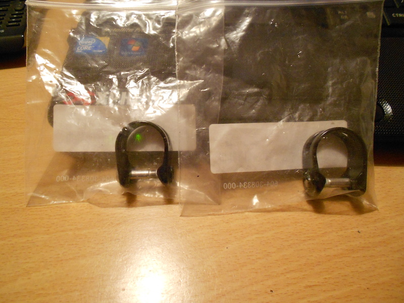 2014 Pair Avid X0 clamps, Black, Titanium bolt