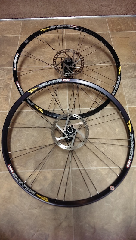 Rolf Dolomite Disk wheelset 26in. Rotors Quick Release For Sale