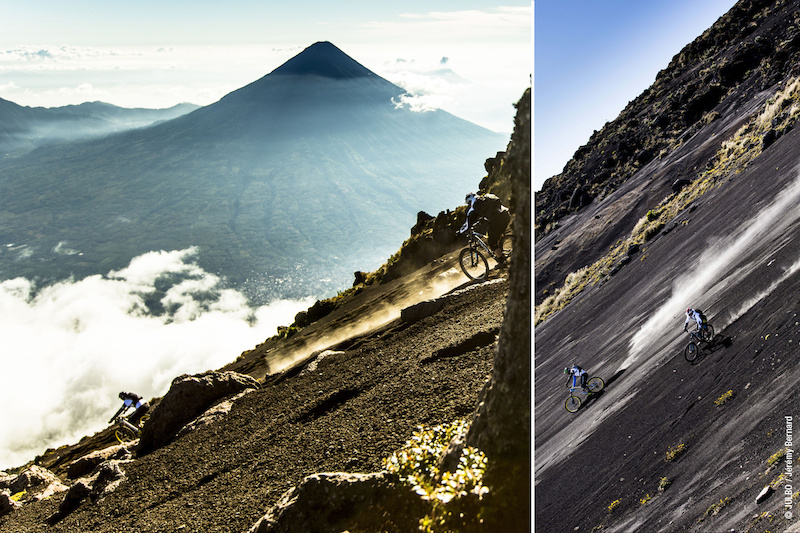 Montando el Volcán Acatenango...