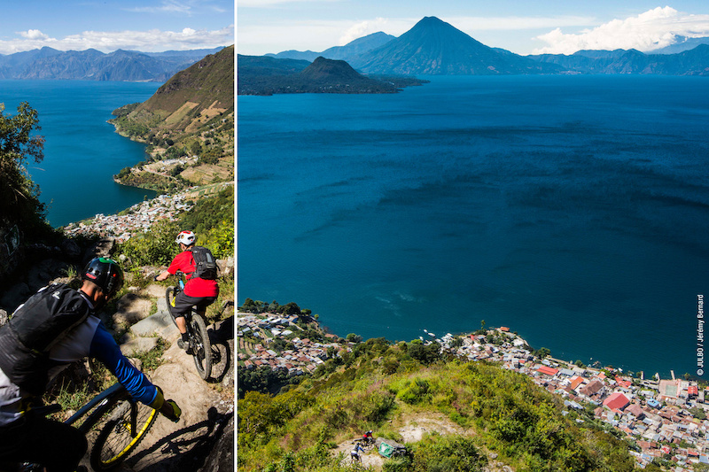 Lago Aticlan, una vasta extensión de agua en medio de un cráter que ofrece recorridos con increíbles vistas de los volcanes circundantes.