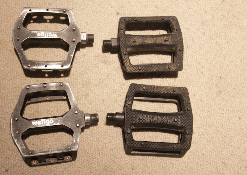 2012 Wellgo B25 and Shadow plastic pedals
