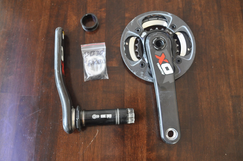 Sram X Bb Carbon Crankset For Sale