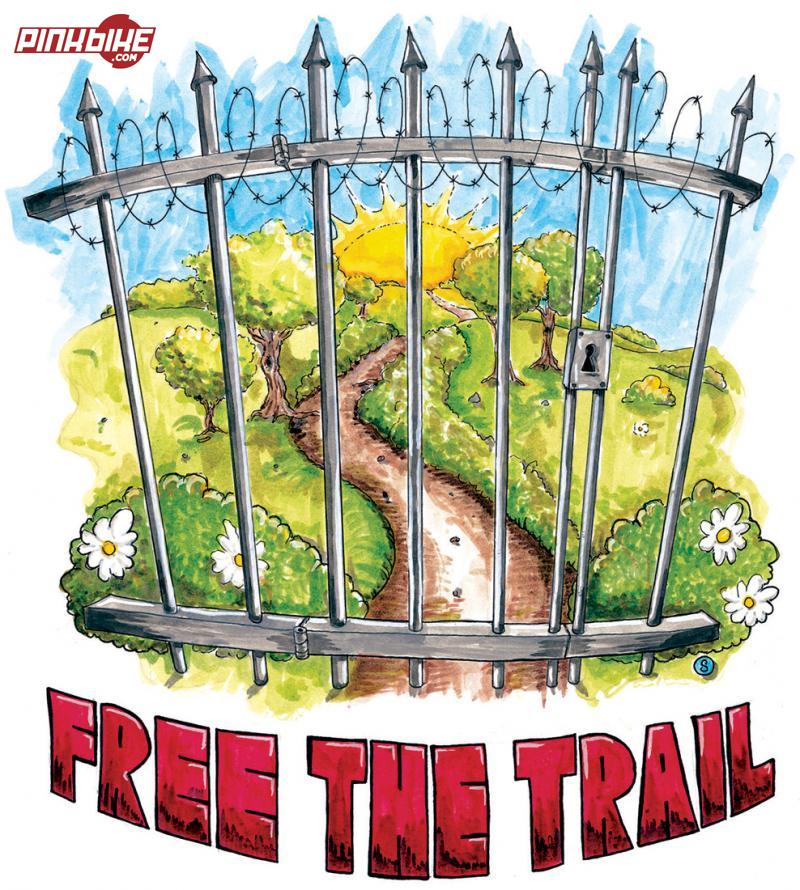 Free The Trail t-shirt logo
