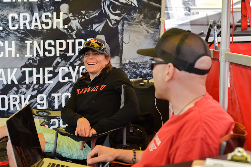 We were thrilled when Rebecca Rusch stopped in to get the low down on what we re doing. She was so impressed with how we were approaching the problem of bike theft that we ll be registering and parking bikes at Rebecca s Private Idaho ride in August.