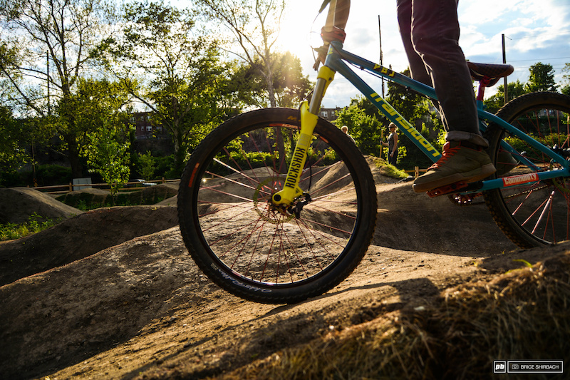 The berms, roller and contours are a sight to see, but obviously way better to ride.