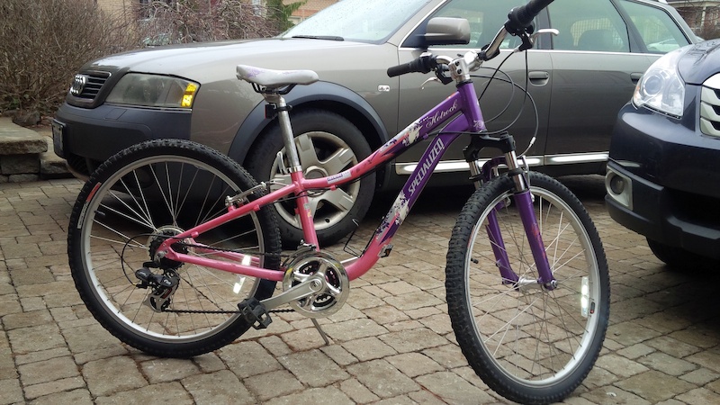 specialized hotrock 24 girl purple