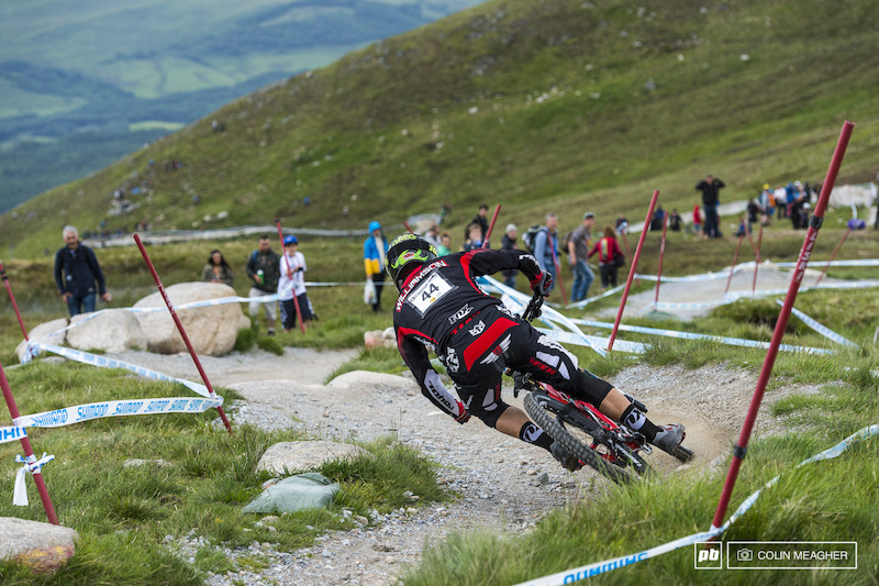 Greg Williams of Trek had a rubbish run yesterday qualifying 64th but a baller run today coming home 9th in the final.