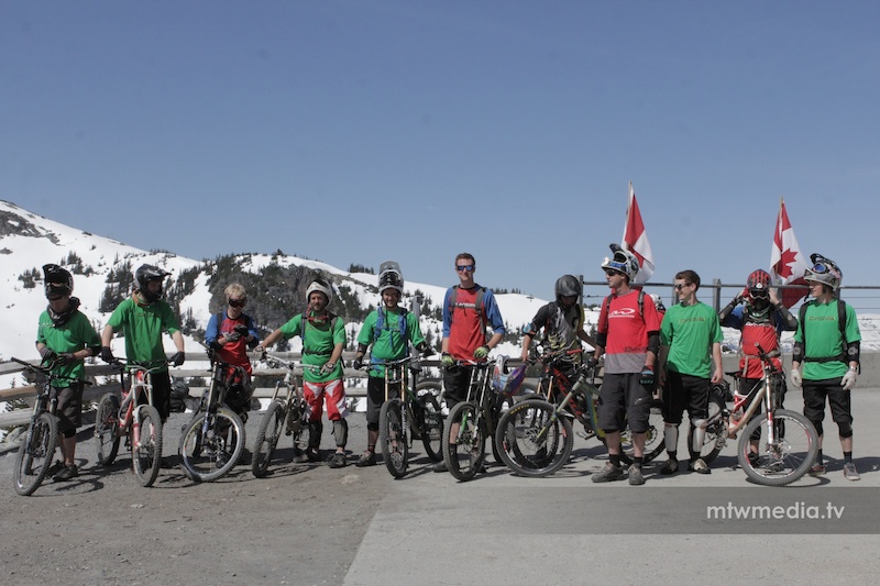 Peak Leaders 2014 Snow Biking Whistler Bike Park