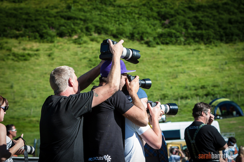 More room for media needed at BDS Llangollen as togs jockey for position!