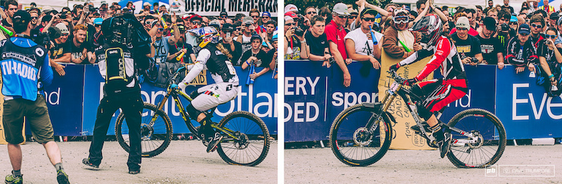 punctures for the front runners in Fort William left the door wide open for the rest of the Women s field.