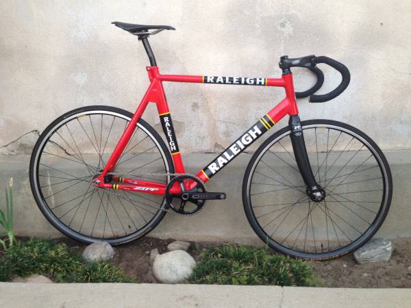 2010 Raleigh Rush Hour Pro Track Bike Fixed NJS For Sale