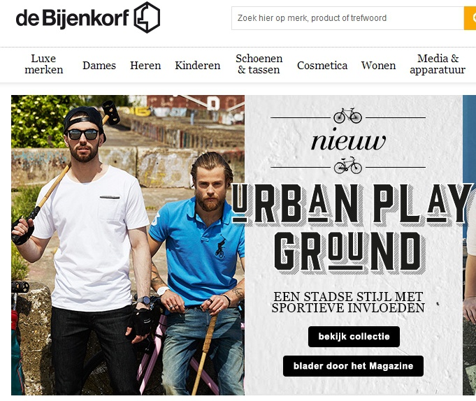 Bijenkorf Urban Play Ground campaign