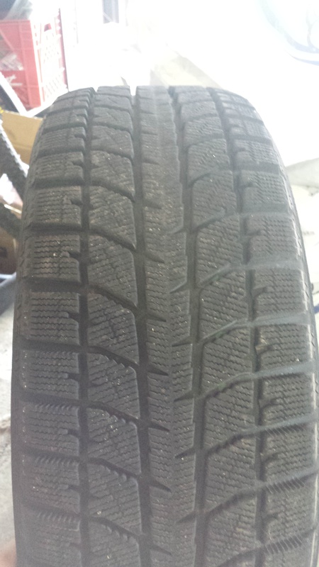 2013 Bridgestone Blizzak tires and rims, 225/45R17