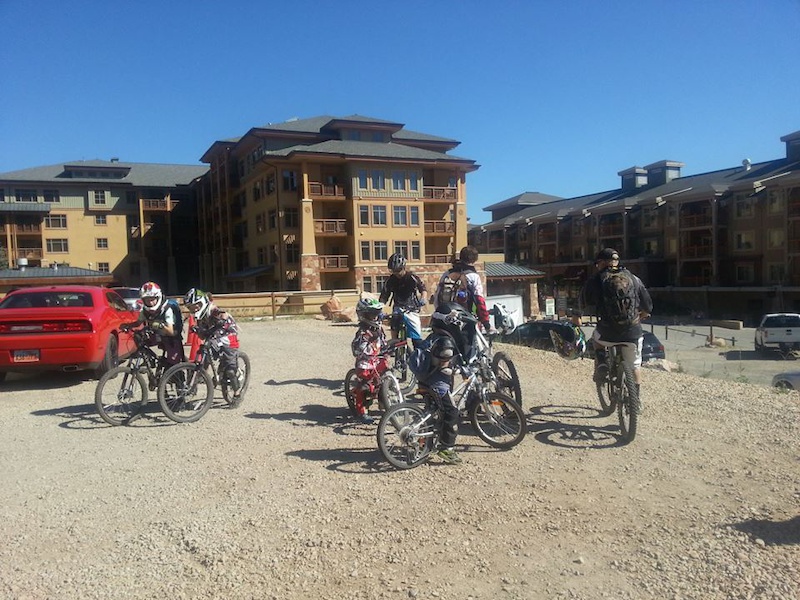Off to Downhill Tuesdays with the Park City Young Riders Program and all the little rippers :)