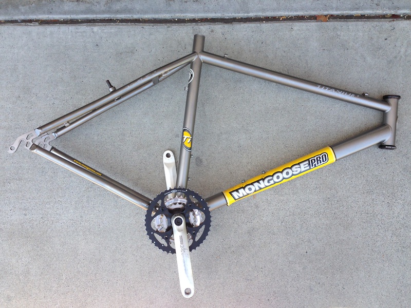mongoose pro titanium road bike