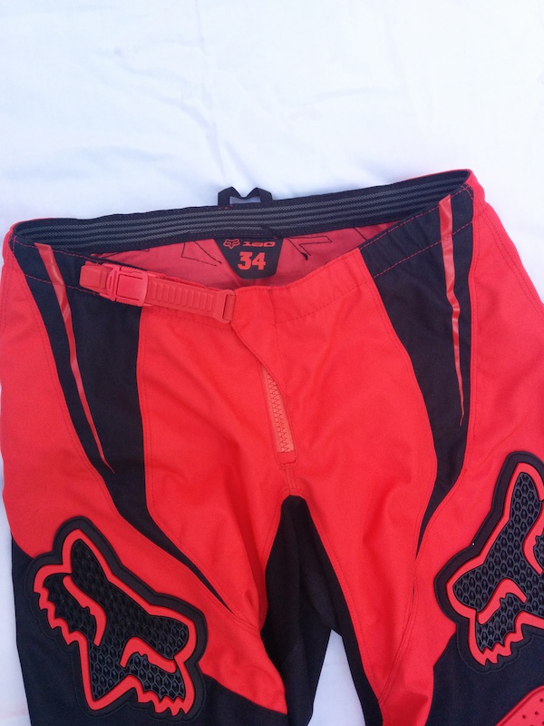 2013 FOX 180 red/black trousers 32