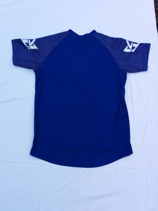 2012 Royal Racing blue short sleeved jersey small