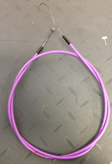 0 Purple braided cable