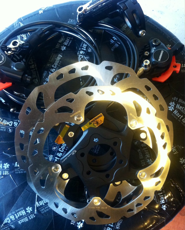 2015 Shimano XT brakes with Ice Tech rotors