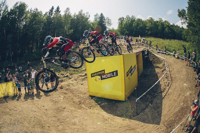 Madison Saracen 2014 UCI MTB World Cup Mont Sainte Anne Canada - Sweet Taste of Maple Find the article on Pinkbike now. Photo Laurence Crossman-Emms