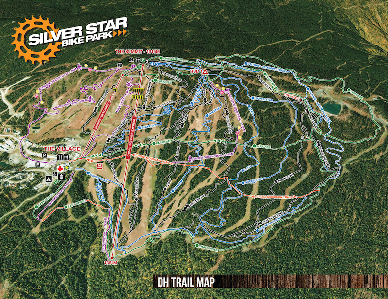 Silver Mountain Bike Park Map Silver Star Newest Ride Centre Sanctioned By Imba - Pinkbike