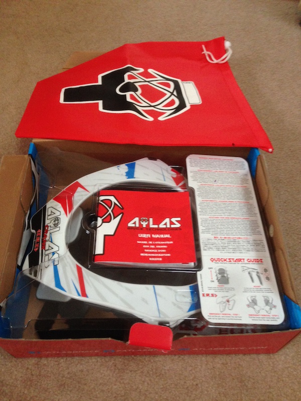 2014 Atlas Crank Neck Brace NEW White Small For Sale