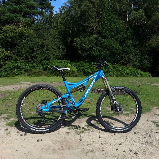 The Mach6C at the top of the local trails. 28.64lbs of pure awesome.