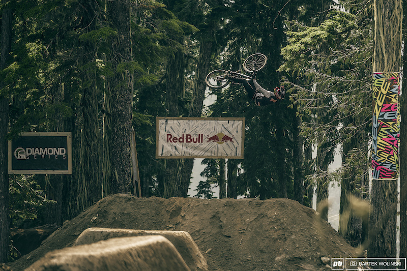 Brandon with his signature spin. World won't be the same after he pulled it at his "Rad Company" and the Crankworx like it was nothing.