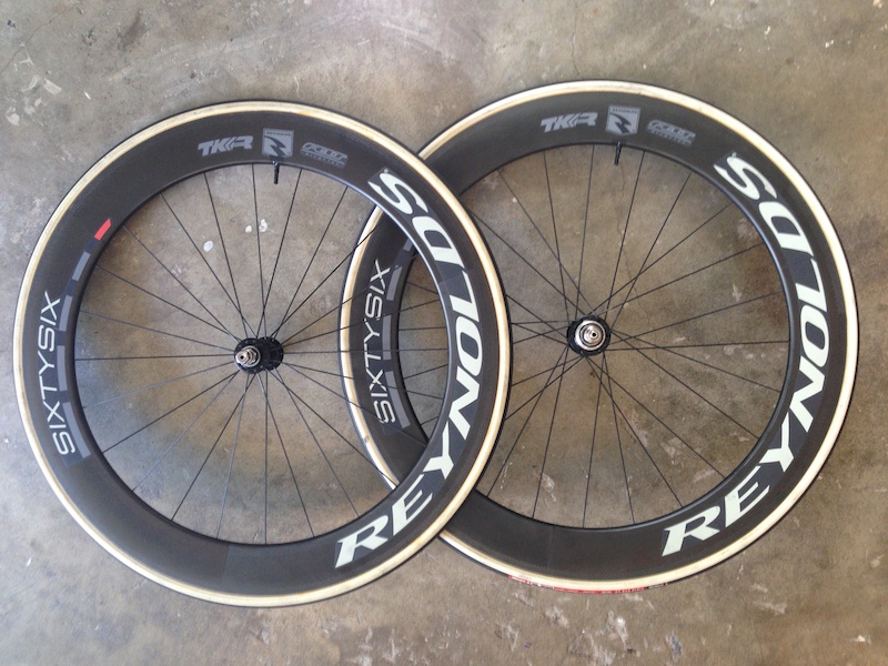 2014 Reynolds SixtySix 66 Track tubular race wheelset For Sale