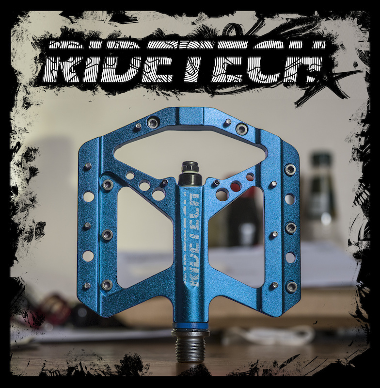 2014 -= RideTech RT-3 CNC Anodized Flat Platform Pedals =-