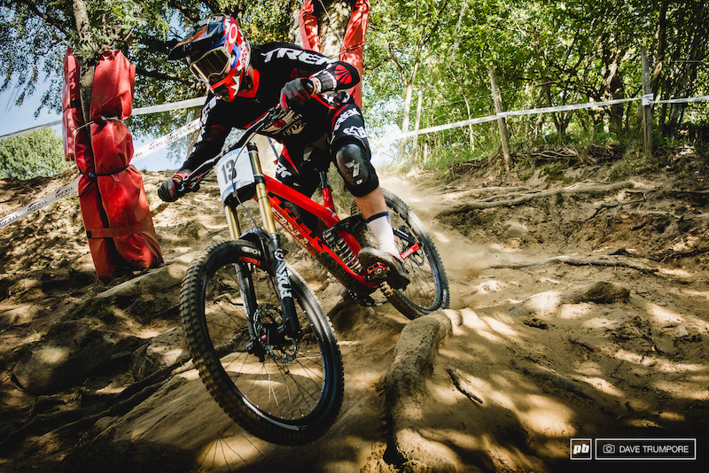 Neko Mulally was smashing rocks and riding aggressive all day.  He wants nothing less than a podium on Sunday.
