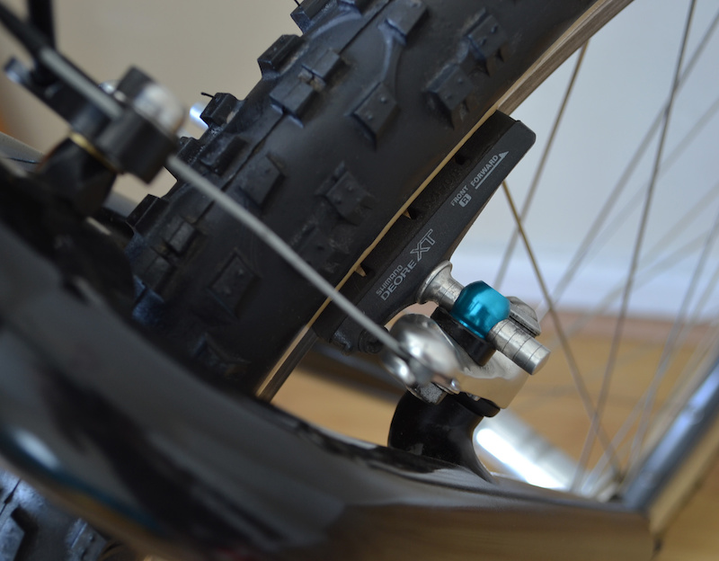 1994 GT Zaskar Aqua Turquoise Shimano XTR m900 cantiliver brake amp XT m737 pads