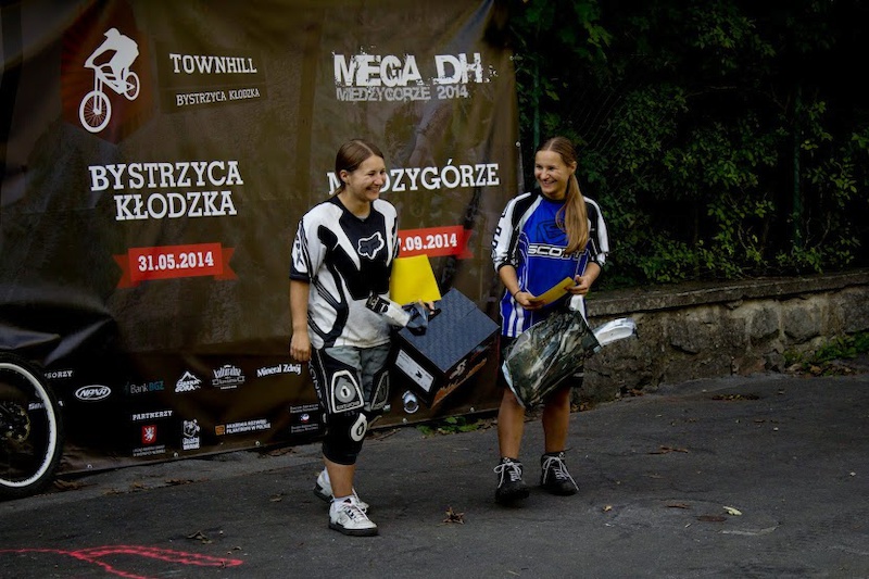 Me (2nd) and my sister (1st) at Mega DH Międzygórze