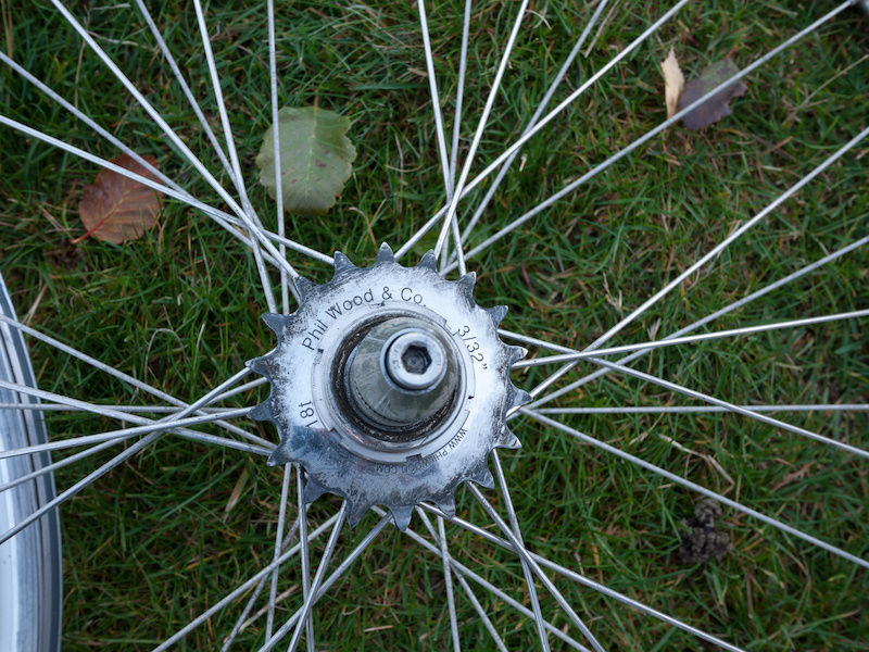 0 Phil Wood fixed gear wheelset