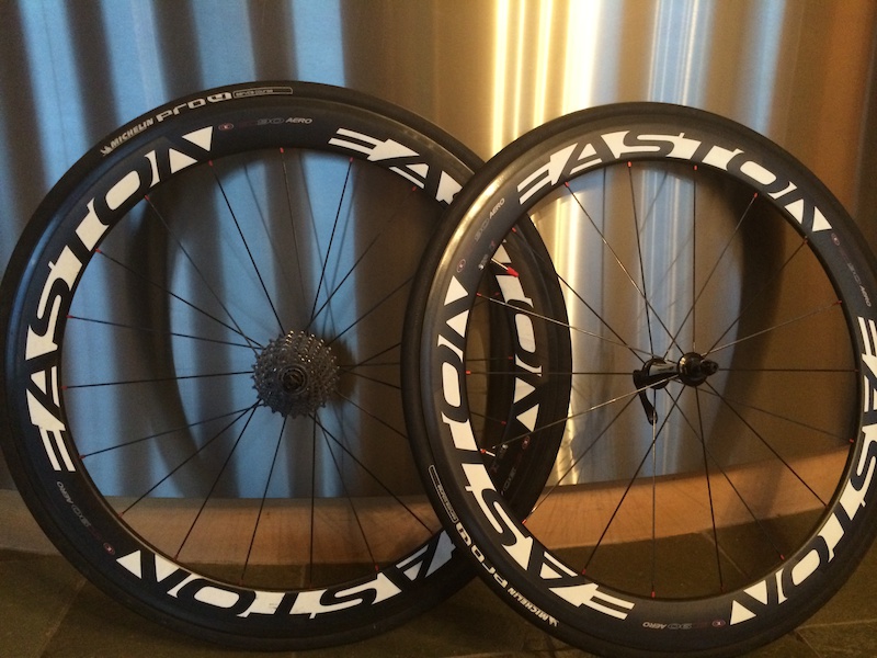 easton ec90 aero 55 clincher road wheelset