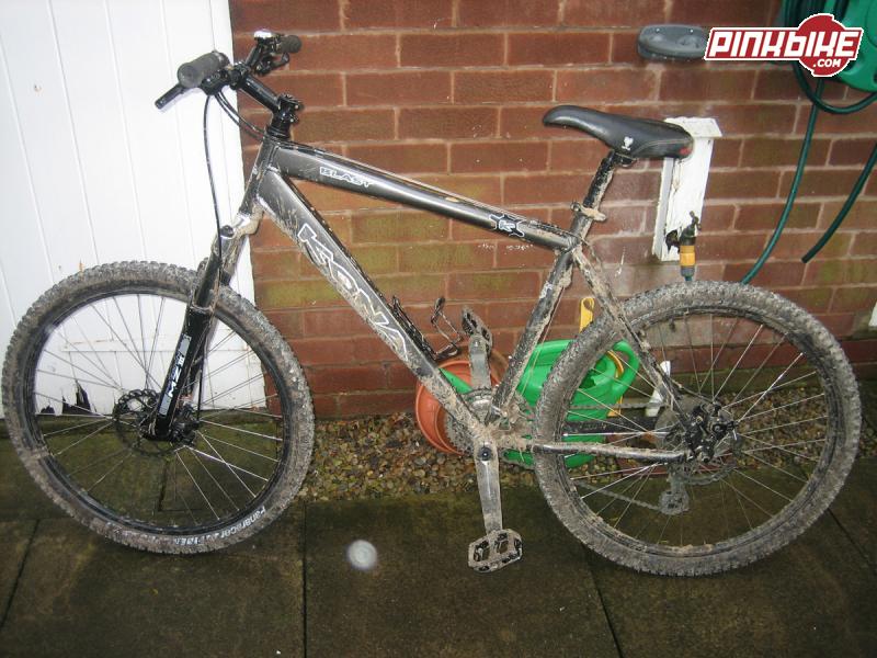 Muddy bike after new years eve at Dalby