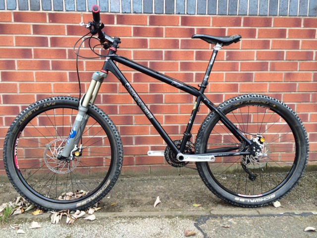 orange p7 27.5 frame