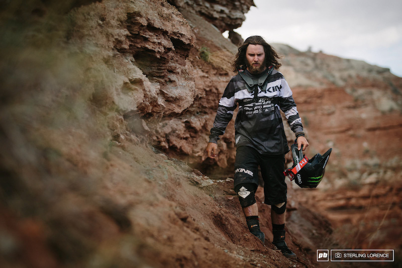 Aggy the warrior at RedBull Rampage 2014.