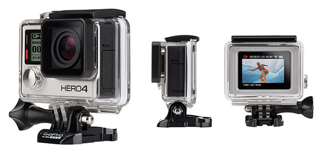 GoPro Hero 4 Revealed - 4K Video Resolution and Touchscreen LCD 