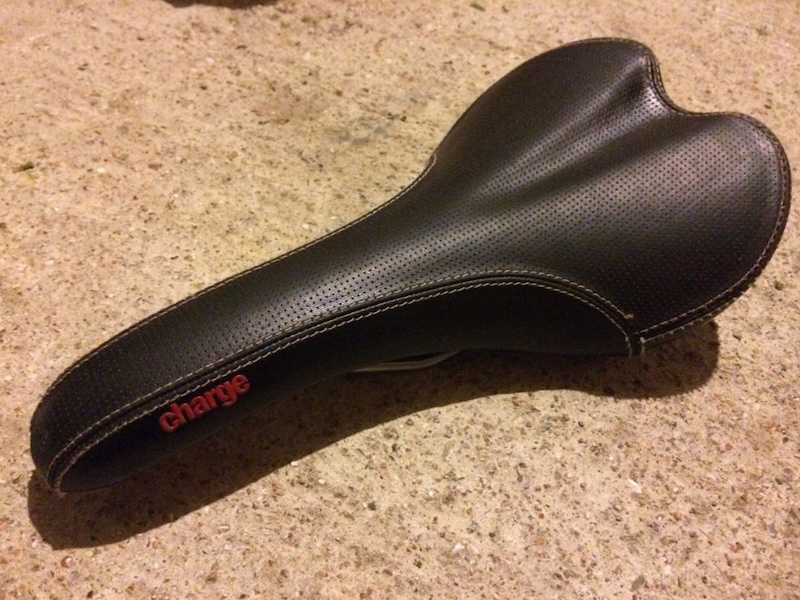 2012 Charge Spoon Saddle Ti Rails Leather Cover