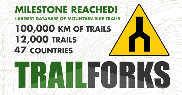 Trail Forks is now the world's largest trail database.