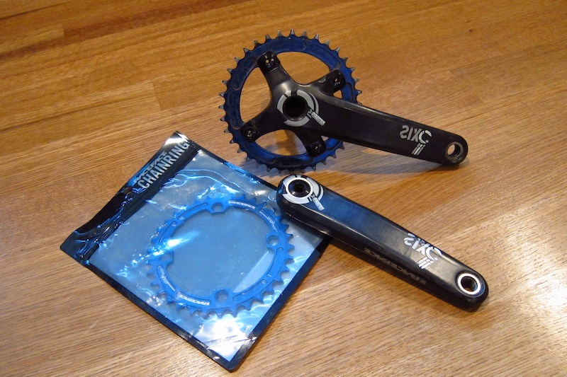 2014 Race Face SixC cranks, rings and bottom bracket