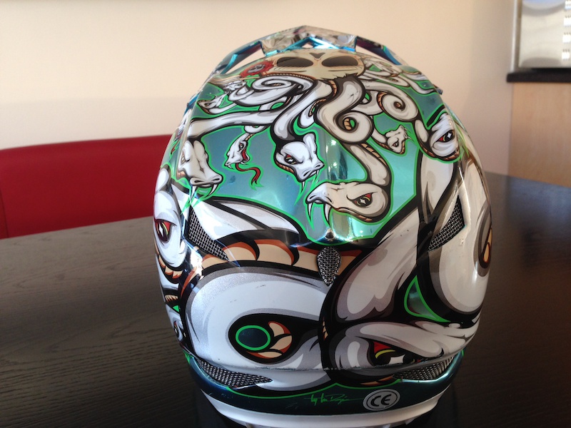 2011 Troy Lee D3 Medusa Comp Helmet