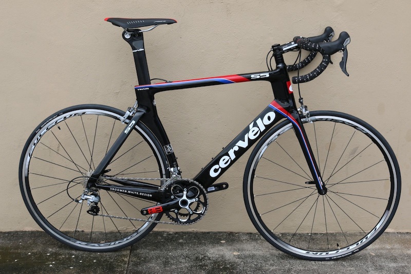 2012 CERVELO S5 W/ ULTEGRA W/CARBON WHEELS For Sale