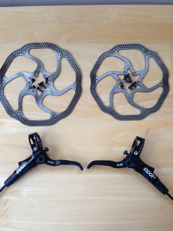 2014 Avid Elixir 5 Brakes w/ Mounts and Rotors For Sale