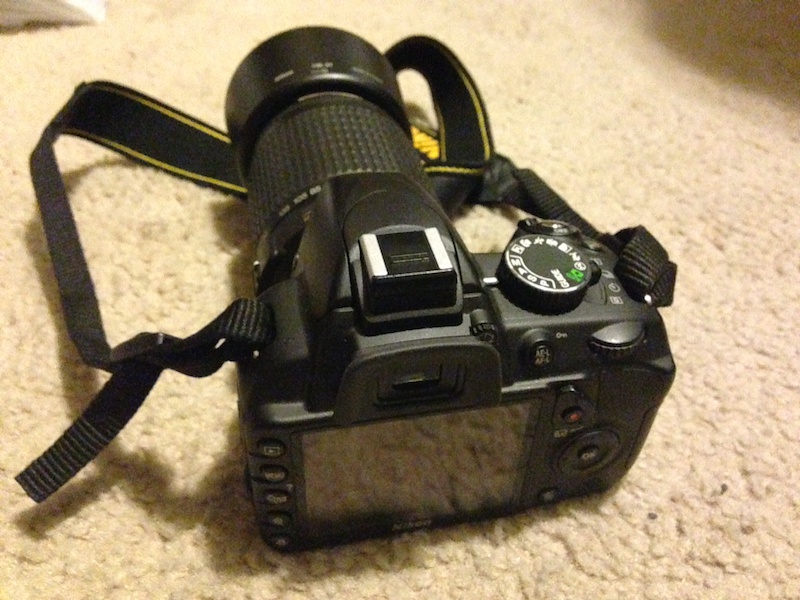2012 Nikon D3100 14.2mp DSLR w/18-55mm, 55-200mm Lenses and Camer