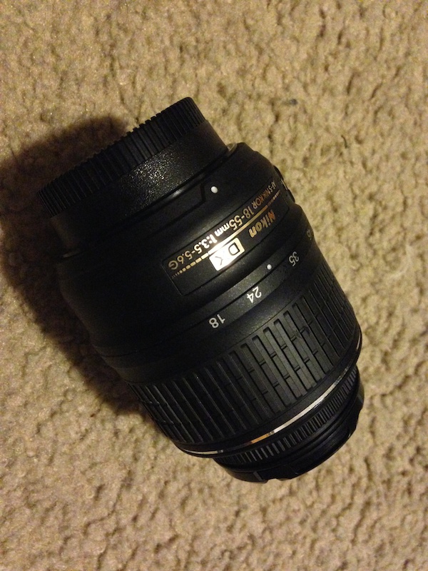 2012 Nikon D3100 14.2mp DSLR w/18-55mm, 55-200mm Lenses and Camer
