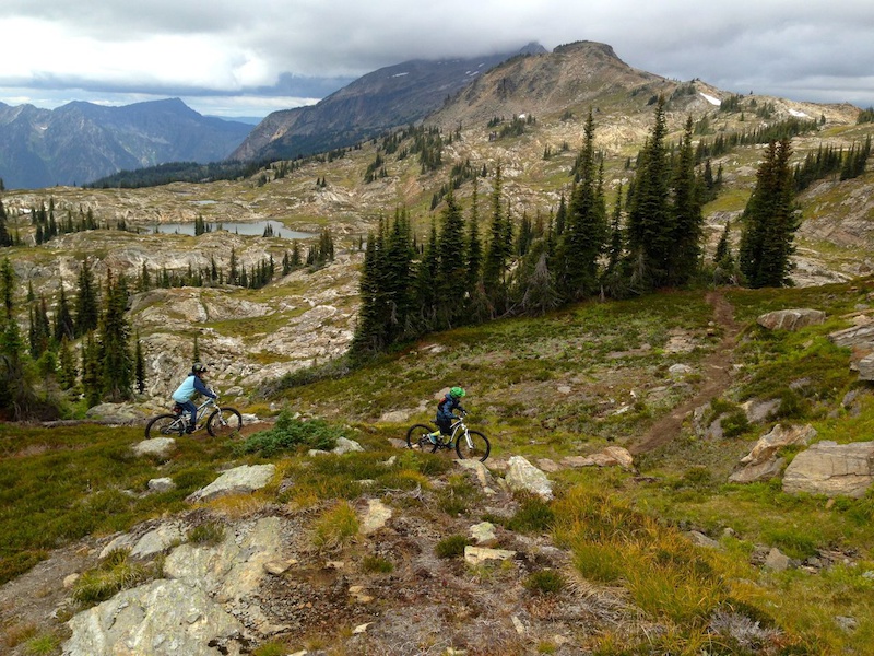 Ridge Mountain Biking Trail Revelstoke, BC